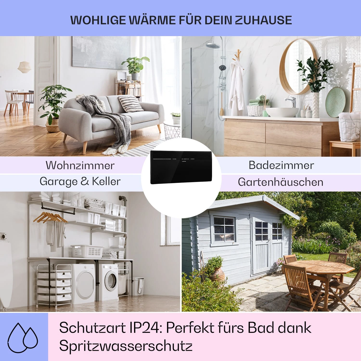 Hot Spot Slimcurve Heizgerät 80x40cm 40m² 2000W 5-40°C LED IP24 5 Hot Spot Slimcurve Heizgerät 80x40cm 40m² 2000W 5-40°C LED IP24 – Bild 5