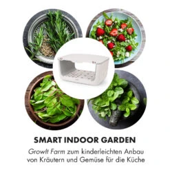 GrowIt Farm Smart Indoor Garden 28 Pflanzen 48W LED 8 Liter 15 GrowIt Farm Smart Indoor Garden 28 Pflanzen 48W LED 8 Liter -Klarstein 10033115 de 0004 logo