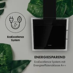 Mirage 60 Dunstabzugshaube 550m³/h Touch-Panel RGB-Ambiente-Licht Glas -Klarstein 10033116 de 0004 logo