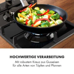 Ignito Domino Gaskochfeld 2-flammig Sabaf-Brenner Glaskeramik Schwarz 15 Ignito Domino Gaskochfeld 2-flammig Sabaf-Brenner Glaskeramik Schwarz -Klarstein 10033131 de 0007 logo