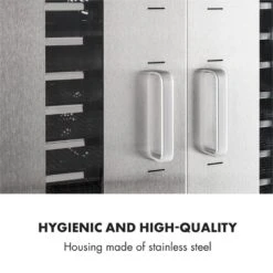 Master Jerky 24 Dörrautomat 5850W 40-90 °C 15h-Timer Edelstahl Silber -Klarstein 10033214 yy 0006 logo Klarstein Master Jerky 24 Doerrautomat silber