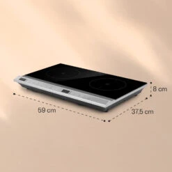 MisterCook Duo Kochplatte Infrarot 3000W 90-650°C Abschalttimer -Klarstein 10033283 yy 0006 logo