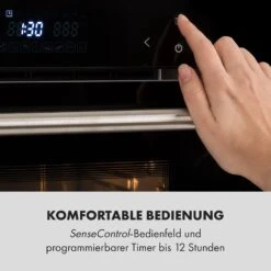 MasterFresh Dampfbackofen 230°C 24l Touch-Bedienfeld Schwarz 15 MasterFresh Dampfbackofen 230°C 24l Touch-Bedienfeld Schwarz -Klarstein 10033284 de 0005 logo