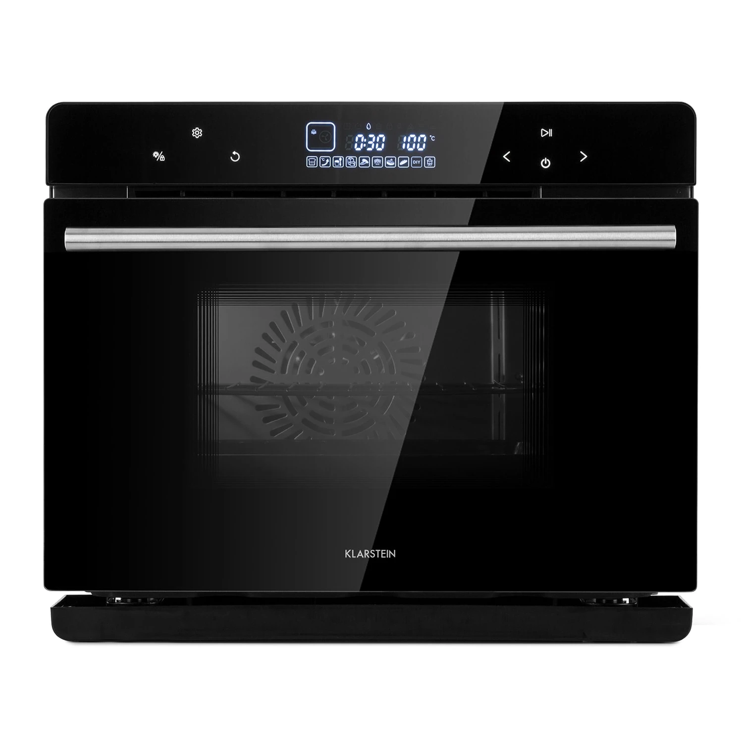 MasterFresh Dampfbackofen 230°C 24l Touch-Bedienfeld Schwarz 1 MasterFresh Dampfbackofen 230°C 24l Touch-Bedienfeld Schwarz