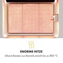 Crossfire Vertikaler Gasgrill 800°C Infrarot-Brenner 12.000 BTU Silber 15 Crossfire Vertikaler Gasgrill 800°C Infrarot-Brenner 12.000 BTU Silber -Klarstein 10033288 de 0005 logo