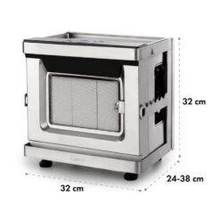 Crossfire Vertikaler Gasgrill 800°C Infrarot-Brenner 12.000 BTU Silber 21 Crossfire Vertikaler Gasgrill 800°C Infrarot-Brenner 12.000 BTU Silber -Klarstein 10033288 yy 0011 logo Klarstein Crossfire Vertikaler Gasgrill silber reedit