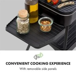 Porterhouse Elektrogrill 2200W Antihaft-Grillfläche Schwarz -Klarstein 10033322 yy 0003 logo Klarstein Porterhouse Elektrogrill 2200W schwarz