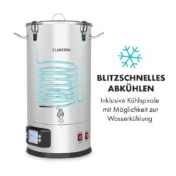 Maischfest Maischekessel 5 Teile 1500/3000W 30l LCD Edelstahl 13 Maischfest Maischekessel 5 Teile 1500/3000W 30l LCD Edelstahl -Klarstein 10033340 de 0005 logo