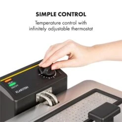 Family Fry Fritteuse 3000W Oil Drain Technology Edelstahl Silber 12 Family Fry Fritteuse 3000W Oil Drain Technology Edelstahl Silber -Klarstein 10033342 yy 0004 logo Klarstein Family Fry Fritteuse 3000W silber