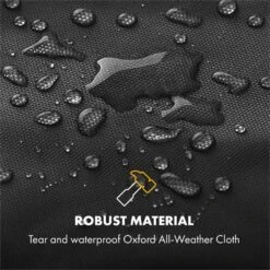 Beef Brisket Wetterschutzhaube Oxford Canvas Schwarz 8 Beef Brisket Wetterschutzhaube Oxford Canvas Schwarz -Klarstein 10033461 yy 0005 logo Fabric cover for OGA032