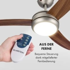 El Paso 2-in-1 Ventilator & Deckenlampe Ø132 Cm 10.344 M³/h 49 DB -Klarstein 10033494 de 0003 logo