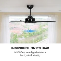 Klarstein Figo Deckenventilator 2-in-1 Mit Deckenleuchte Ø 132 Cm 12 Klarstein Figo Deckenventilator 2-in-1 Mit Deckenleuchte Ø 132 Cm -Klarstein 10033505 de 0005 logo