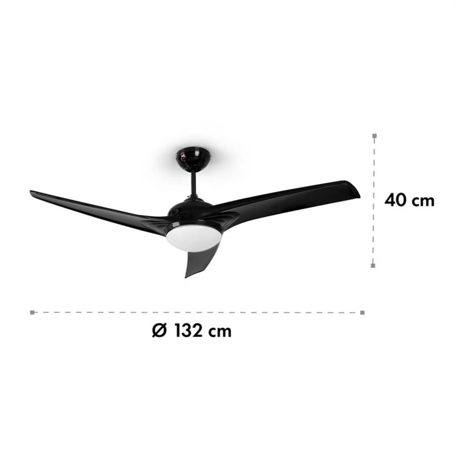Klarstein Figo Deckenventilator 2-in-1 Mit Deckenleuchte Ø 132 Cm 7 Klarstein Figo Deckenventilator 2-in-1 Mit Deckenleuchte Ø 132 Cm – Bild 7