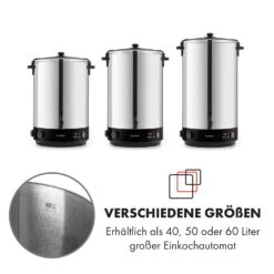 KonfiStar 60 Einkochautomat Getränkespender 2500W 60L 110°C 120min -Klarstein 10033526 de 0009 logo