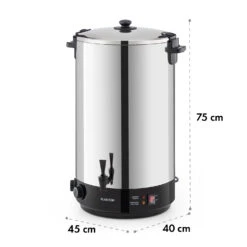 KonfiStar 60 Einkochautomat Getränkespender 2500W 60L 110°C 120min -Klarstein 10033526 yy 0010 logo