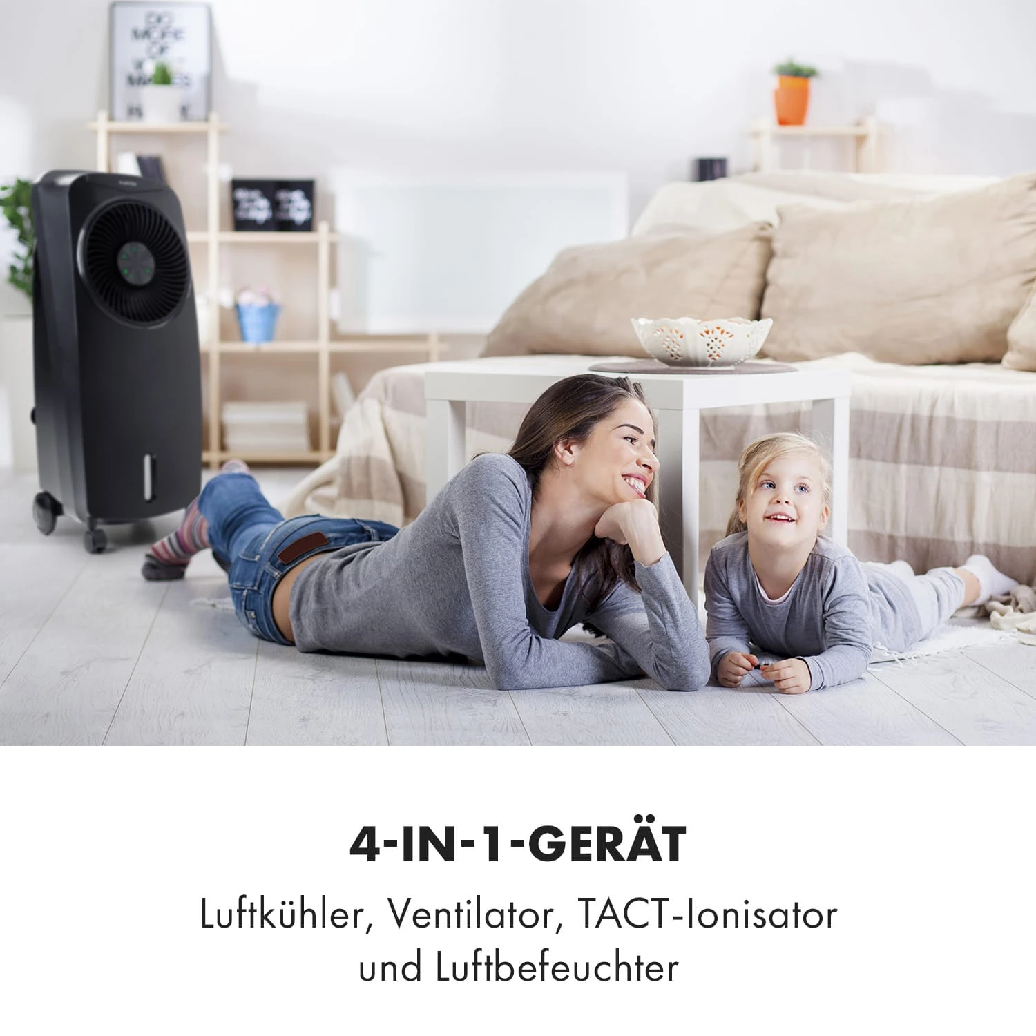 Rotator 4-in-1 Luftkühler 396 M³/h 110W 7 Ltr 360° Fernbedienung Mobil 2 Rotator 4-in-1 Luftkühler 396 M³/h 110W 7 Ltr 360° Fernbedienung Mobil – Bild 2