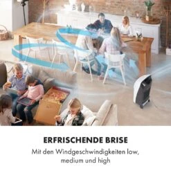 Rotator 4-in-1 Luftkühler 396 M³/h 110W 7 Ltr 360° Fernbedienung Mobil -Klarstein 10033547 de 0004 logo