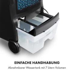 Rotator 4-in-1 Luftkühler 396 M³/h 110W 7 Ltr 360° Fernbedienung Mobil -Klarstein 10033547 de 0007 logo