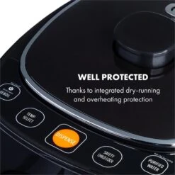 Hot Spring Plus Heißwasserspender 5l Edelstahl-Wassertank 45-95 °C 10 Hot Spring Plus Heißwasserspender 5l Edelstahl-Wassertank 45-95 °C -Klarstein 10033753 yy 0003 logo Klarstein Hot Spring Heisswasserspender schwarz