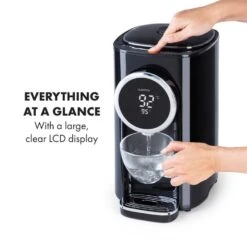 Hot Spring Plus Heißwasserspender 5l Edelstahl-Wassertank 45-95 °C 11 Hot Spring Plus Heißwasserspender 5l Edelstahl-Wassertank 45-95 °C -Klarstein 10033753 yy 0004 logo Klarstein Hot Spring Heisswasserspender schwarz