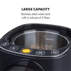 Hot Spring Plus Heißwasserspender 5l Edelstahl-Wassertank 45-95 °C 12 Hot Spring Plus Heißwasserspender 5l Edelstahl-Wassertank 45-95 °C -Klarstein 10033753 yy 0005 logo Klarstein Hot Spring Heisswasserspender schwarz