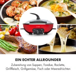 Szechuan Hot Pot Und Grillplatte 5l Vol. 1350 W, 600 W Rot 13 Szechuan Hot Pot Und Grillplatte 5l Vol. 1350 W, 600 W Rot -Klarstein 10033779 de 0005 logo