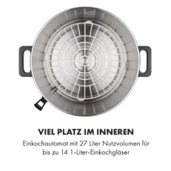 Lady Marmalade Einkochautomat Getränkespender 27L 100°C 12h Edelstahl -Klarstein 10033825 de 0008 logo