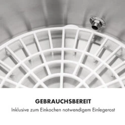 Lady Marmalade Einkochautomat Getränkespender 27L 100°C 12h Edelstahl -Klarstein 10033825 de 0009 logo