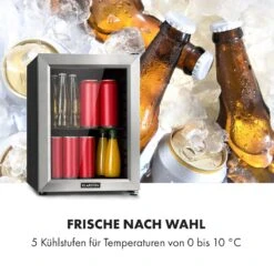 Harlem Getränkekühlschrank 23 Liter 1 Metallrost Glastür -Klarstein 10034121 de 0003 logo