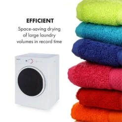 Jet Set Mini-Wäschetrockner Ablufttrockner 1020W EEK C 3kg 50cm Weiß 12 Jet Set Mini-Wäschetrockner Ablufttrockner 1020W EEK C 3kg 50cm Weiß -Klarstein 10034158 yy 0005 logo Klarstein Jet Set Waeschetrockner weiss