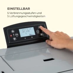 Energiewende Pelletofen 5/10 KW 5 Stufen Timer 18kg 250m³ Fernbedienung Grau 16 Energiewende Pelletofen 5/10 KW 5 Stufen Timer 18kg 250m³ Fernbedienung Grau -Klarstein 10034181 de 0007 logo