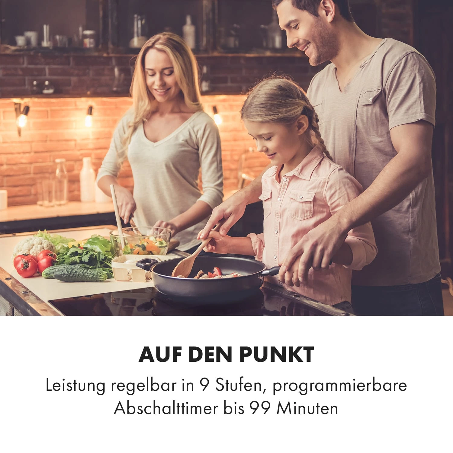 Delicatessa 3 Induktionskochfeld 3 Zonen 5800W Glaskeramik Schwarz 2 Delicatessa 3 Induktionskochfeld 3 Zonen 5800W Glaskeramik Schwarz – Bild 2