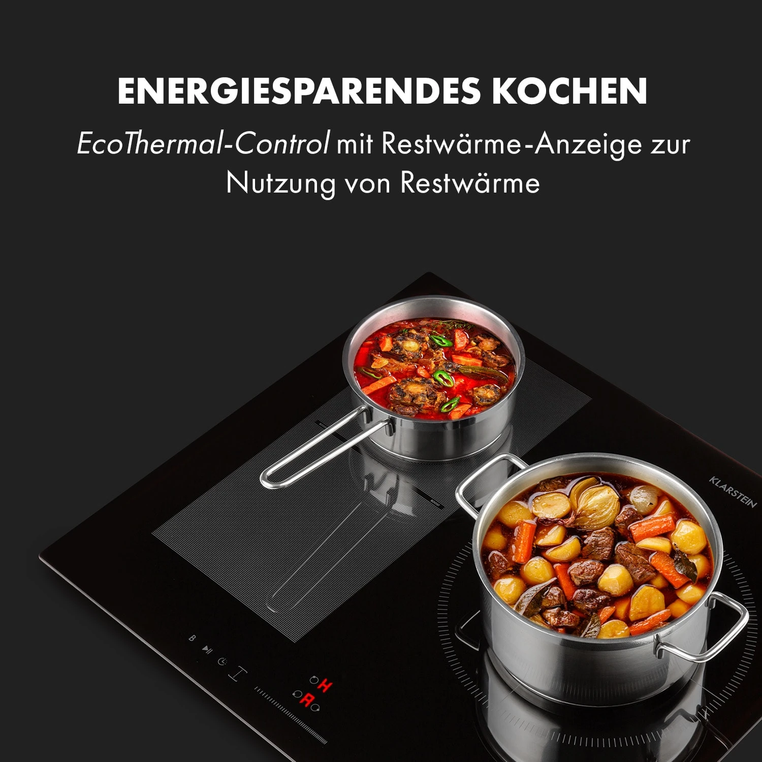 Delicatessa 3 Flex Induktionskochfeld 3 Zonen 6600W Flexzone Schwarz 7 Delicatessa 3 Flex Induktionskochfeld 3 Zonen 6600W Flexzone Schwarz – Bild 7