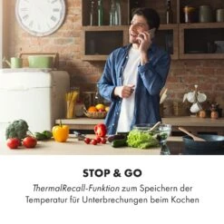 Delicatessa 3 Flex Induktionskochfeld 3 Zonen 6600W Flexzone Schwarz 18 Delicatessa 3 Flex Induktionskochfeld 3 Zonen 6600W Flexzone Schwarz -Klarstein 10034194 de 0008 logo