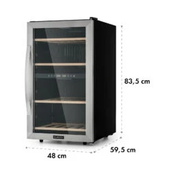 Vinamour 45 DuoWeinkühlschrank 2 Zonen 118 Ltr / 45 Fl 5-18 °C -Klarstein 10034216 yy 0009 logo