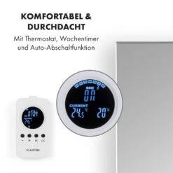 Marvel Mirror Infrarotheizung 360W Wochentimer IP54 Spiegel Rechteckig -Klarstein 10034224 de 0004 logo