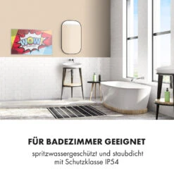 Wonderwall Air Art 60 Infrarotheizung 101x60cm 600W Wandinstallation Fernbedienung -Klarstein 10034236 de 0005 logo