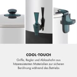 KonfiStar 50 Digital Einkocher Getränkespender 2500W 50L 100°C 180min -Klarstein 10034240 de 0005 logo