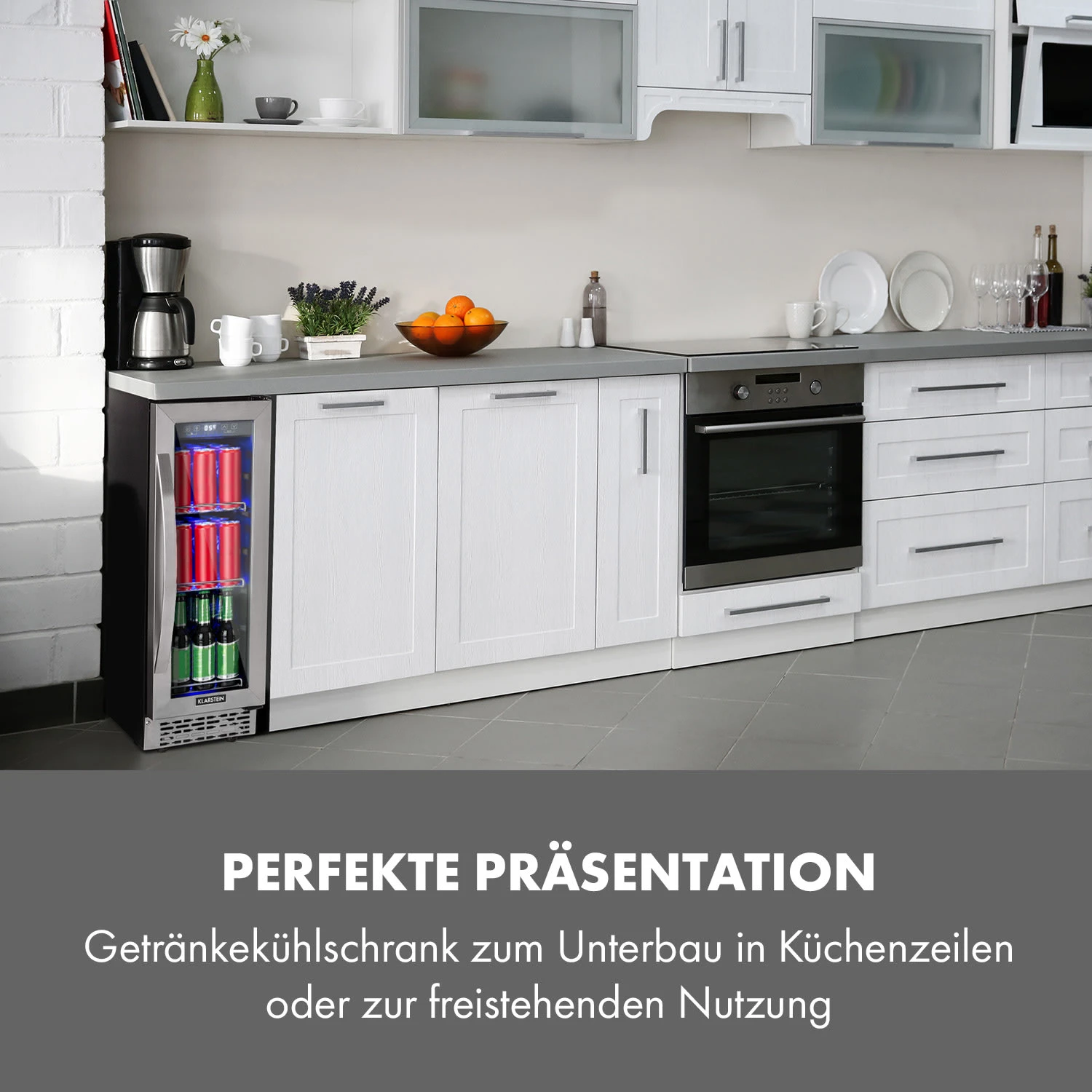 Beerlager 56 Getränkekühlschrank 56l 20 Fl. Glastür Touch-Bedienfeld Edelstah 2 Beerlager 56 Getränkekühlschrank 56l 20 Fl. Glastür Touch-Bedienfeld Edelstah – Bild 2