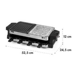 Sirloin Raclette 1500W Aluminium / Stein 8 Personen Kontroll-LED 15 Sirloin Raclette 1500W Aluminium / Stein 8 Personen Kontroll-LED -Klarstein 10034275 yy 0008 logo Klarstein Sirloin Raclette 1500W