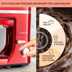 Bella Elegance Küchenmaschine 2000 W 2,7 PS 5,2 Ltr Edelstahl BPA-frei 10 Bella Elegance Küchenmaschine 2000 W 2,7 PS 5,2 Ltr Edelstahl BPA-frei -Klarstein 10034364 de 0004 usp