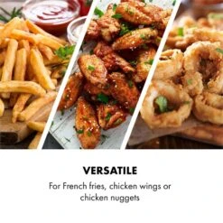 AeroVital Cube Chef Heißluftfritteuse Frittierkorb Zubehör Edelstahl -Klarstein 10034407 yy 0003 logo Klarstein AeroVital Cube Chef Frittierkorb