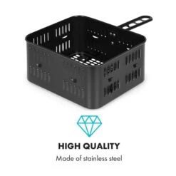 AeroVital Cube Chef Heißluftfritteuse Frittierkorb Zubehör Edelstahl -Klarstein 10034407 yy 0004 logo Klarstein AeroVital Cube Chef Frittierkorb