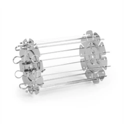 AeroVital Cube Chef Heißluftfritteuse Spießrost Zubehör Edelstahl