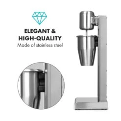 Kraftpaket Milchshake-Mixer Proteinshake 80W Edelstahl Silber 15 Kraftpaket Milchshake-Mixer Proteinshake 80W Edelstahl Silber -Klarstein 10034456 yy 0007 logo Klarstein Kraftpaket Pro Milchshake Mixer 80W
