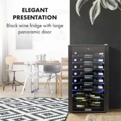 Vinomatica 36 Uno Weinkühlschrank 95l Touch-Bedienfeld 85W 4-18 °C -Klarstein 10034466 yy 0003 logo Klarstein Vinomatica Weinkuehlschrank 95l schwarz