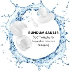 Azuria Geschirrspülmaschine 1380W 6,5L 6 Gedecke Schwarze Glasfront 17 Azuria Geschirrspülmaschine 1380W 6,5L 6 Gedecke Schwarze Glasfront -Klarstein 10034510 de 0006 logo