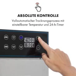 Master Jerky 300 Dörrautomat 2000W 40-90 °C 24h-Timer Edelstahl Silber 10 Master Jerky 300 Dörrautomat 2000W 40-90 °C 24h-Timer Edelstahl Silber -Klarstein 10034544 de 0003 logo