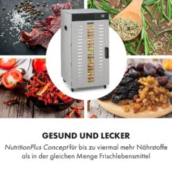 Master Jerky 300 Dörrautomat 2000W 40-90 °C 24h-Timer Edelstahl Silber 12 Master Jerky 300 Dörrautomat 2000W 40-90 °C 24h-Timer Edelstahl Silber -Klarstein 10034544 de 0005 logo