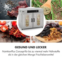 Master Jerky 500 Dörrautomat 3000W 40-90 °C 24h-Timer Edelstahl Silber 12 Master Jerky 500 Dörrautomat 3000W 40-90 °C 24h-Timer Edelstahl Silber -Klarstein 10034545 de 0005 logo